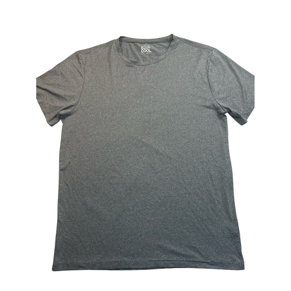 32 Degrees Men's Heather Gray Crew Neck Performance Tee